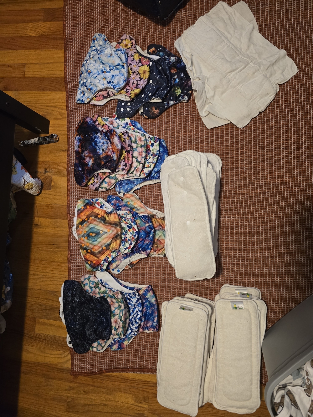 Mama Koala Cloth Diaper Lot – 17 Pocket Diapers + 42 Inserts